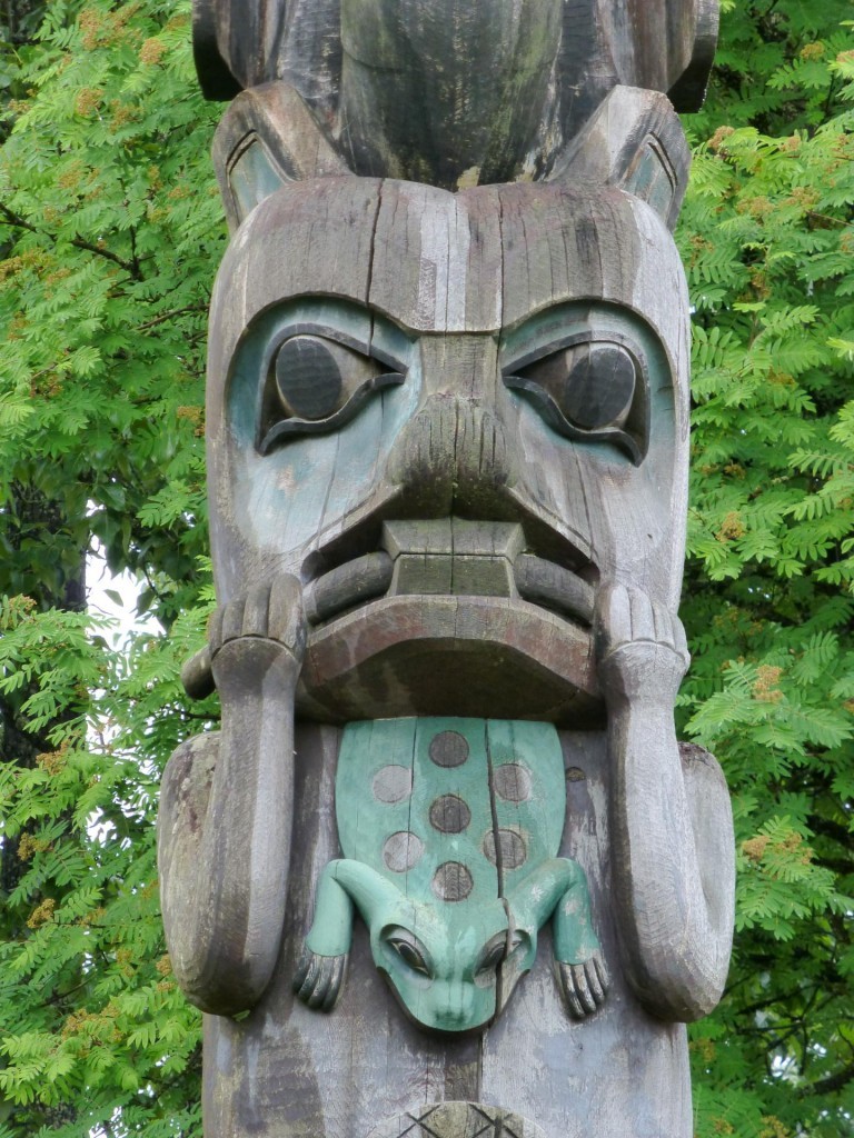 Totem in Wrangell Totem in Wrangell